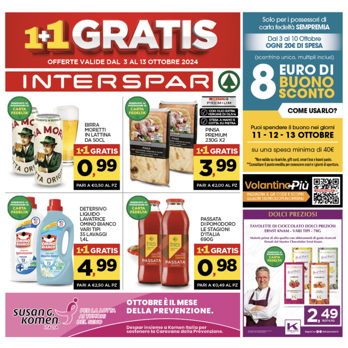 1 + 1 GRATIS  fino al 13 Ottobre 2024